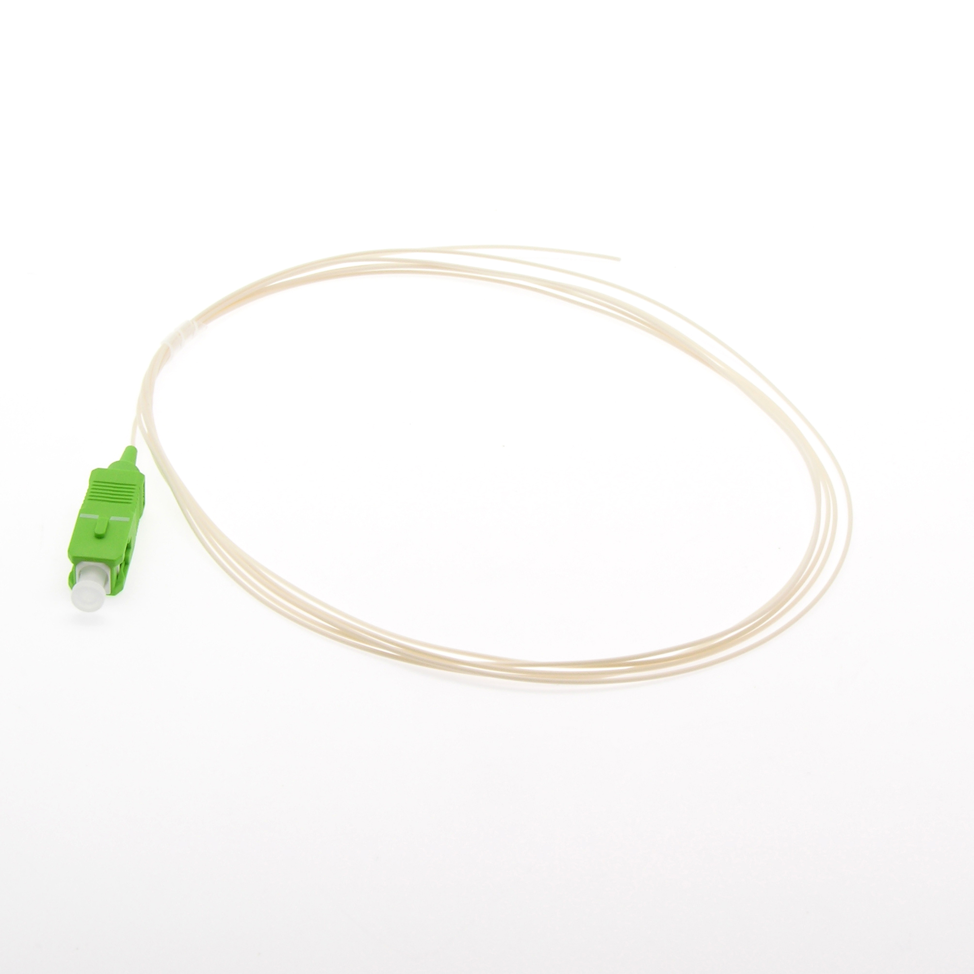 2m SC/APC Simplex Singlemode White Pigtail