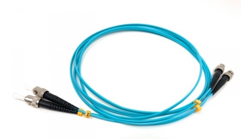 2m 10Gb OM3 ST/ST Duplex 50/125 Multimode Fiber Patch Cable