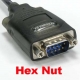 USB 2.0 to RS232 DB9 Male Serial Port Cable Adapter