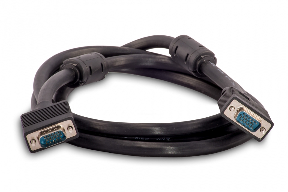 VGA Male to VGA Male PC Monitor Cable 10 feet