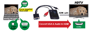 VGA TO HDMI Adapter / Converter