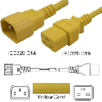 IEC C14 to C19 Power Cord-Choose Color and Length.