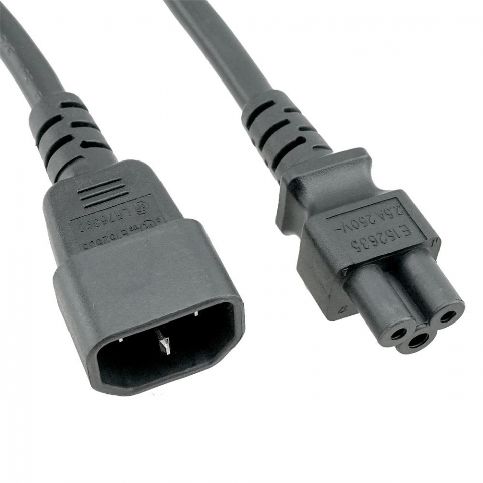 Disgusto Trastorno Malgastar Power Cord, 10 ft (IEC320 C14 to IEC320 C5 - 10A) | Cables.com