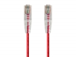 5Ft Red Cat6 Slim Jacket 28awg Network Patch Cable 550MHz