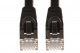 100Ft Cat5e Shielded STP Ethernet Cable 350Mhz Snagless RJ45 Black