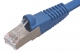 1Ft Cat5e 350Mhz 26AWG Shielded Cable Snagless Blue