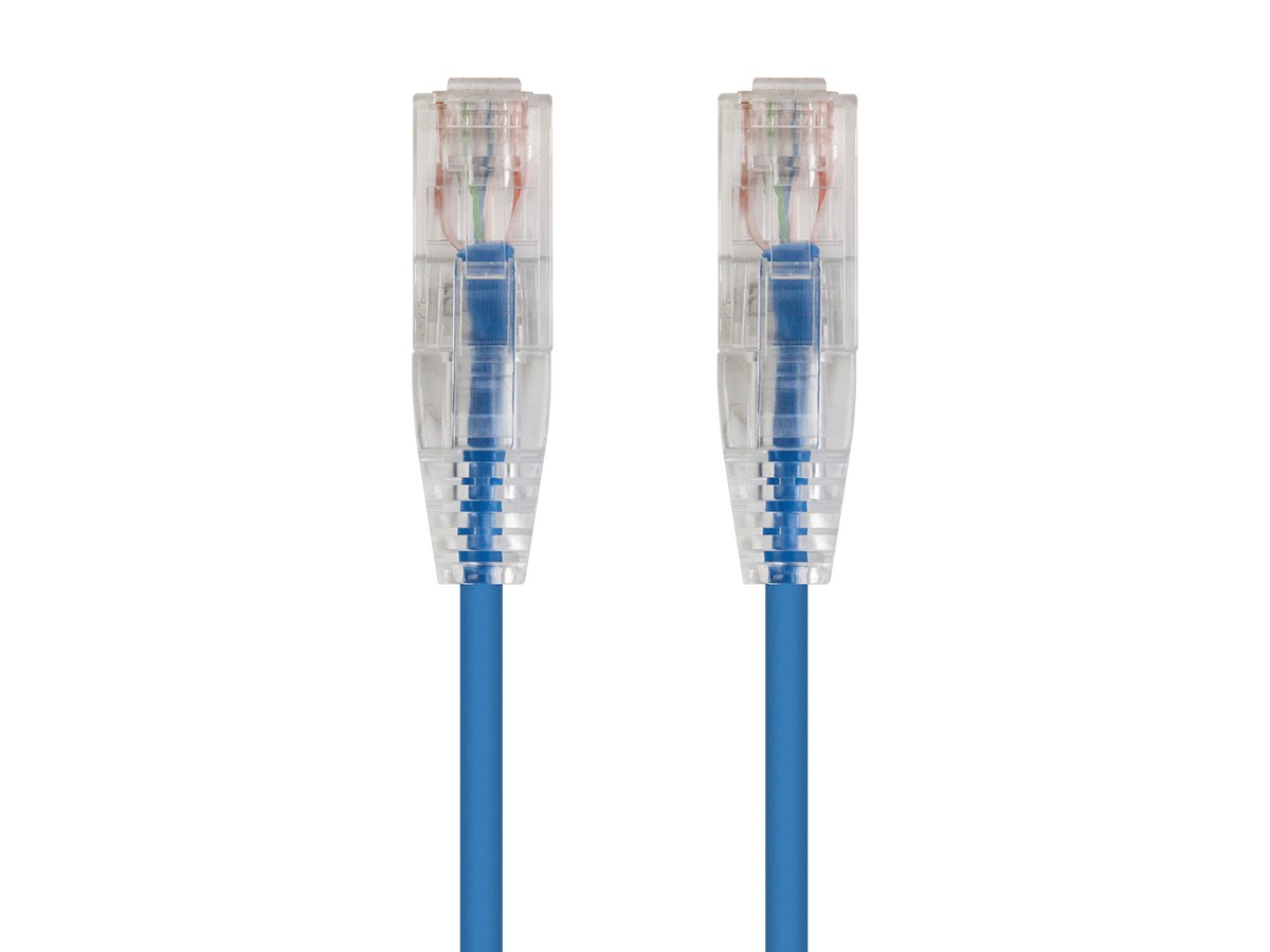 Câble RJ45 Cat6 de 50cm - UTP - Bleu - Câbles Cat6 slim