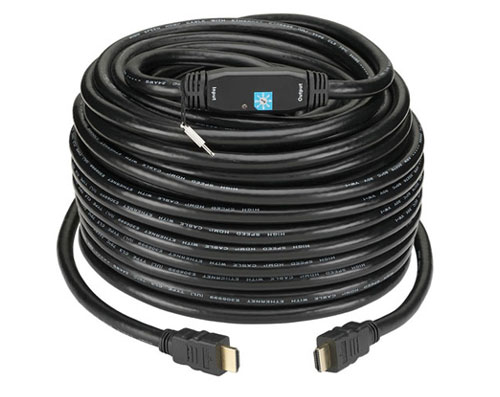 50ft High-Speed HDMI Cable With Built-in Signal Booster