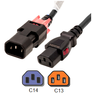 C13 to C14 Locking Power Cords- All Types