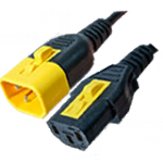 C14 Plug to C13 Connector 6 Feet PDU Cable with V-Lock- Secure Connection on both ends