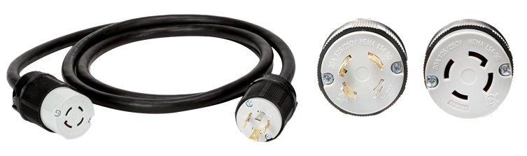 4-Prong Generator Power Cord- 30 Amp 10 Feet