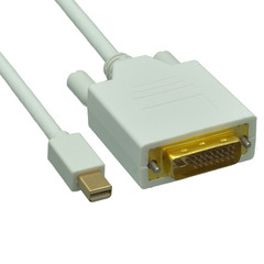 Mini DisplayPort Male to DVI Male 32AWG Cable - 6ft