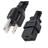 C19 to 5-15P PDU Power Cord- 25'