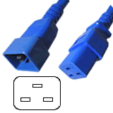 IEC C20 to C19 Power Cord-Choose you Color and Length.