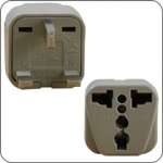 International Plug Adapter UK Male Plug to Generic Female