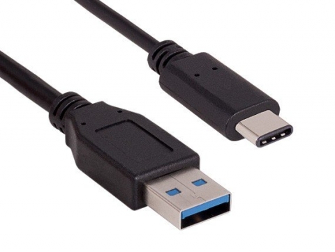 Black USB 3.1 Generation 2 A Male to C Male Cable - Shop Cables.com.