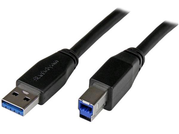 10m USB 3.0 Active A Male to B Male Cable (33ft)
