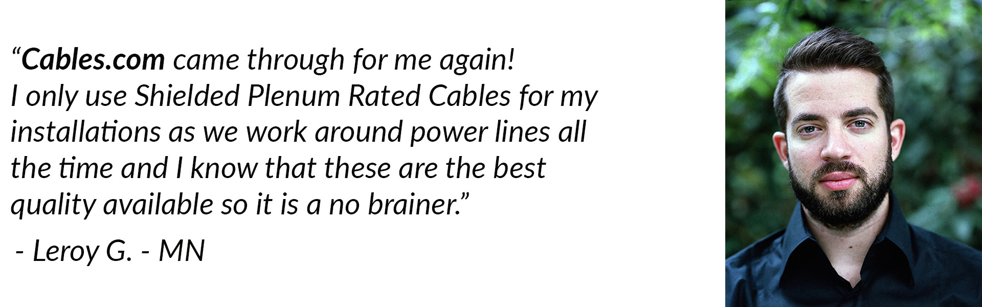Cables.com Review - Cat6 Plenum Rated Sheilded Cables - Shop Cables.com