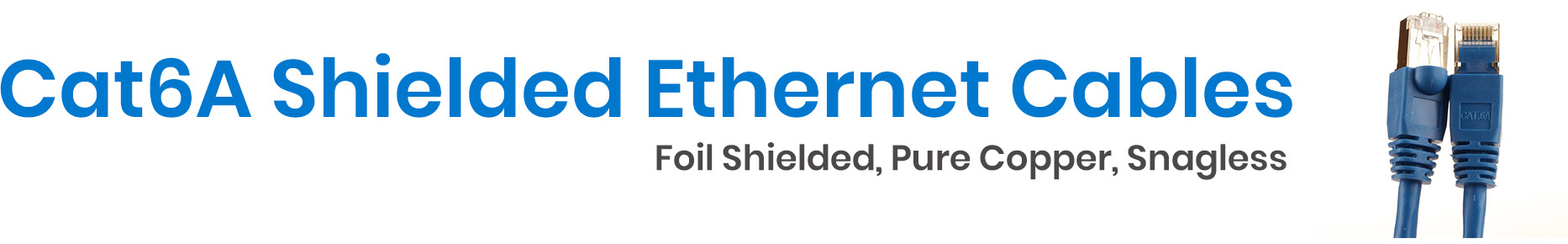 Shop Category 6a Shielded Ethernet Cables - Cables.com