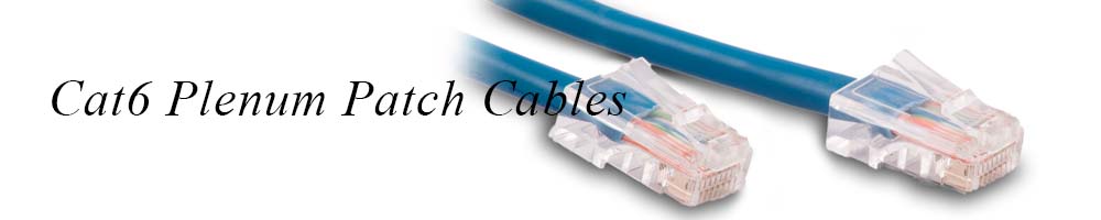 Cat6 Plenum Patch Cable