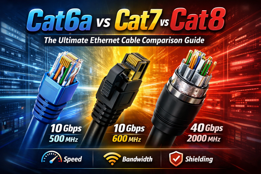 Cat7 vs Cat8 vs Cat6a: Ethernet Cable Guide for Tech Pros