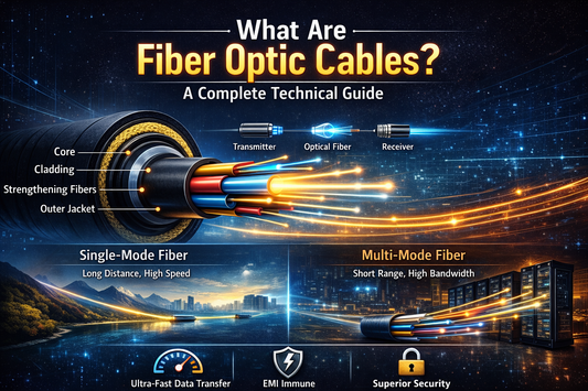 Fiber Optic Cables: What They Are, How They Work & Key Uses