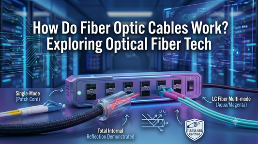 How Do Fiber Optic Cables Work? Exploring Optical Fiber Tech