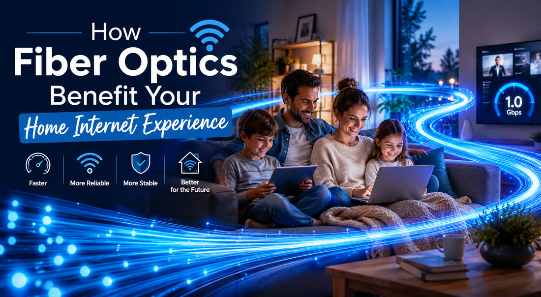 How Fiber Optics Benefit Your Home Internet Experience