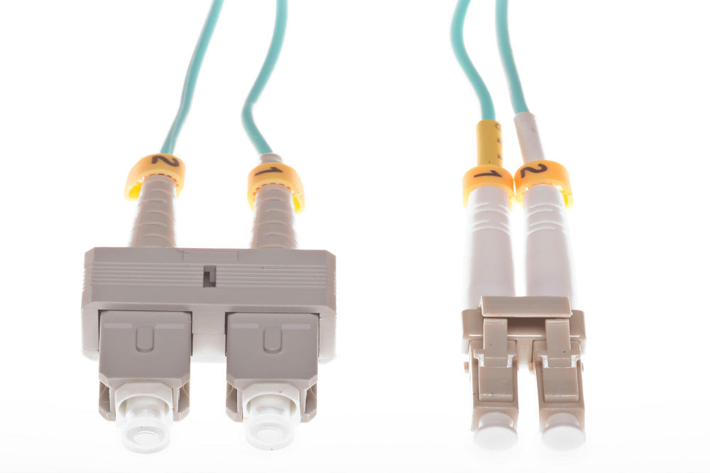 Shop OM4 LC to LC 40GB Fiber Cables in Various Colors