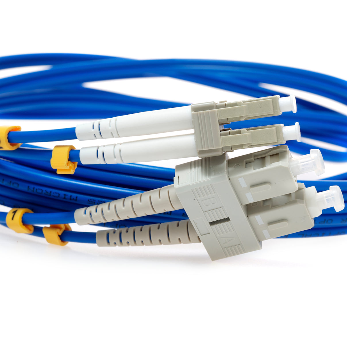 OM3 50 Micron LC to LC Fiber Cable- Colors other than Aqua