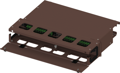 Small 2ru Rack FRM-2RU-XX-SIG Rack Mount FDU 2RU w/slide out tray and no bulkhead