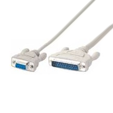 6FT AT Serial DB9F to DB25M Modem Cable