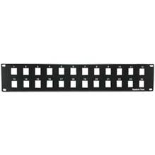 "2U 19"" 24 port Blank Panel for Keystone Jack"