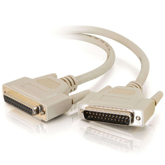 15FT DB25 Male to Female IEEE-1284 Extension Cable