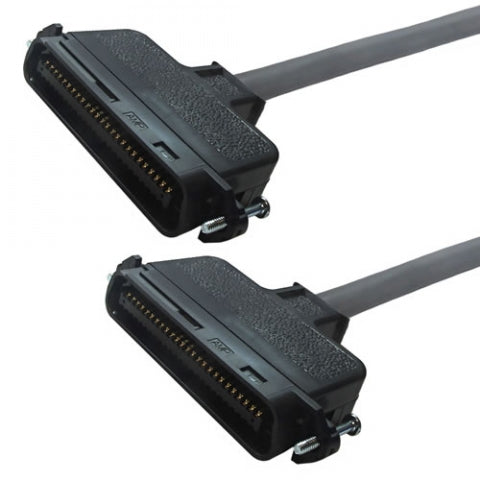CAT.3 25 PAIR TELCO Cable 30' CENTRONICS 50 Male To Male- 180 Degrees