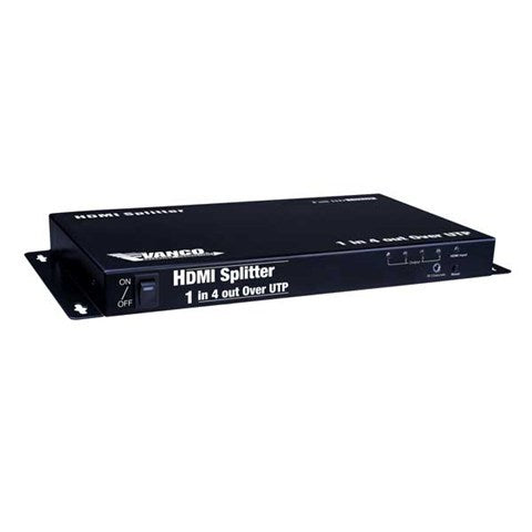 HDMI 1x4 Splitter over 2 UTP with IR Control