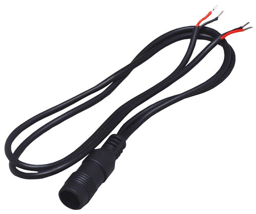 DC Power Cord Splitter 1 DC (F) to 2 pair bare wire MSC-PDC-F122