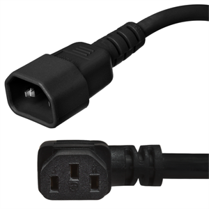 IEC C14 to IEC C13 (Left) -10A- 6 FT