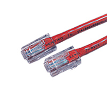 50FT Crossover 5e 350MHz RJ45 Network Patch Cable - Red