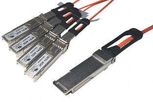 QSFP+ to 4 x SFP+