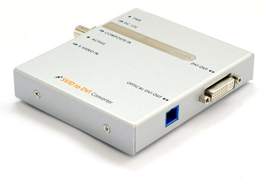 OPHIT CVBXB-SVID  S-Video to DVI Copper Fiber Optic Converter