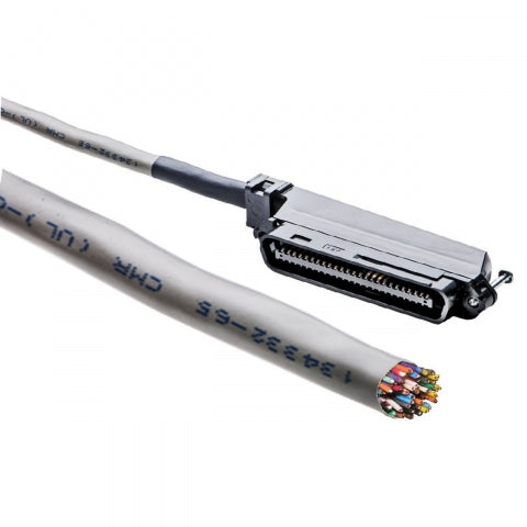 CAT.3 25 PAIR TELCO Cable 75' CENTRONICS 50 Male to Open- 90 Degrees
