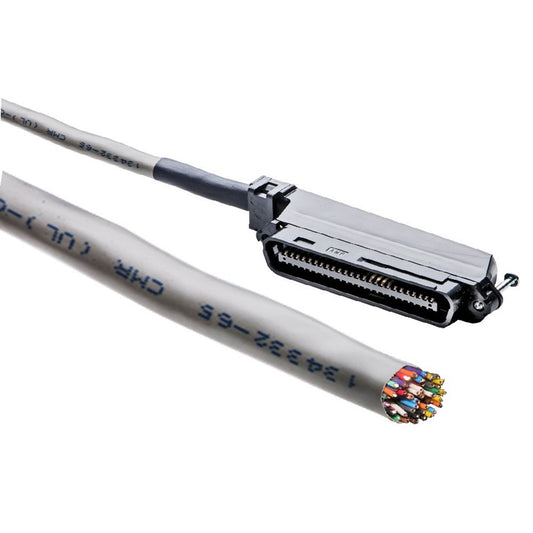 CAT.3 25 PAIR TELCO Cable 75' CENTRONICS 50 Male to Open- 90 Degrees