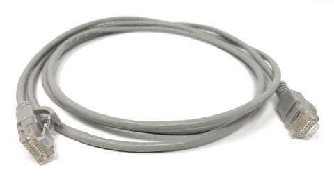 0.5Ft Cat6A UTP Slim Ethernet Network Booted Cable 28AWG Gray