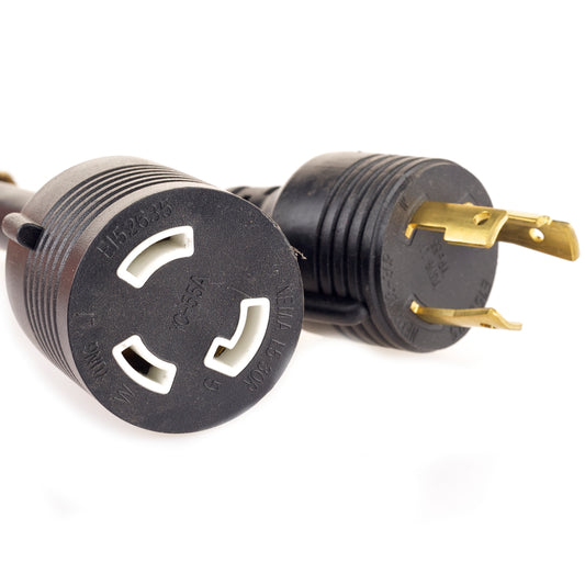 L5-30P to L5-30R Power Converter Cable - 6'