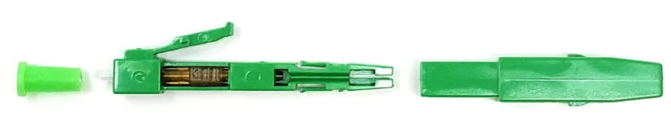 LC APC Field Installable Singlemode 9 micron Connector- 10 Pack