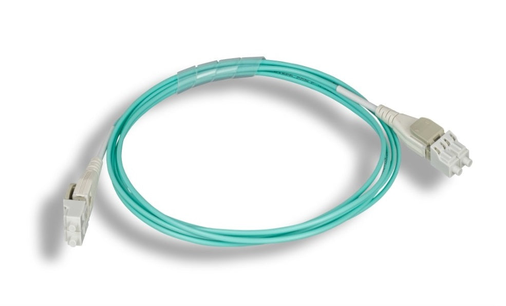 LC to LC OM3 10Gb Uniboot 15M Duplex Multimode Fiber Optic Cable