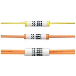 Panduit White Cable Identification sleeve for 3mm Duplex Fiber Cable