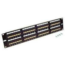 "48 Port Category 5E 19"" Rack Mount Patch Panel"
