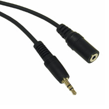 25ft 3.5mm Stereo Audio Extension Cable M/F